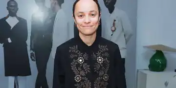 LONDON, ENGLAND - MAY 15: Grace Wales Bonner attends the Dover Street Market open house to celebrate Photo London 2025 on May 15, 2025 in London, England. (Photo by Dave Benett/Getty Images)