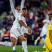 Kylian Mbappe of Real Madrid celebrates his goal during the LaLiga EA Sports football match between Getafe CF and Real Madrid CF at Coliseum Alfonso Perez in Getafe, Spain, on October 19, 2025. (Photo by Alberto Gardin/NurPhoto via Getty Images)