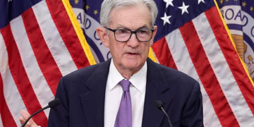 WASHINGTON, DC - OCTOBER 29: Federal Reserve Chair Jerome Powell speaks during a news conference following a meeting of the Federal Open Market Committee at the Federal Reserve on October 29, 2025 in Washington, DC. For the second straight month, Powell announced a quarter-point cut to the federal funds rate, bringing rates down to a new range of 3.75 percent to 4 percent.  (Photo by Alex Wong/Getty Images)