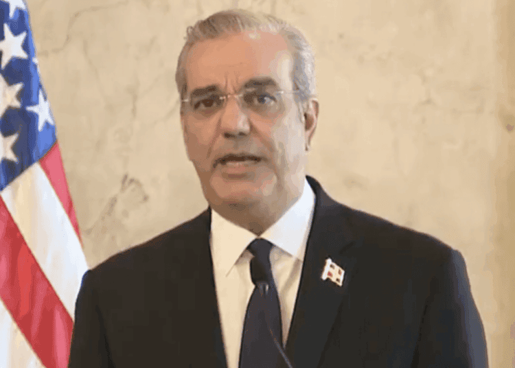 presidente Abinader en rueda de prensa