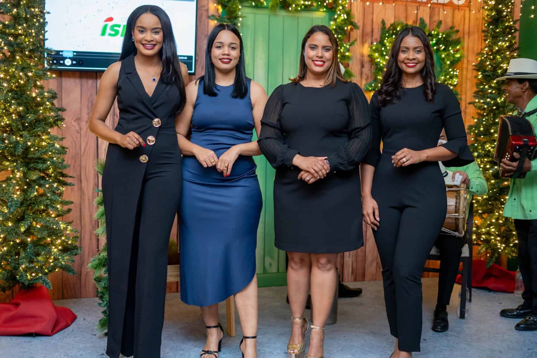 Andreina Castillo, Alba Ramírez, Yudelki Guerrero y Rosalina Lora