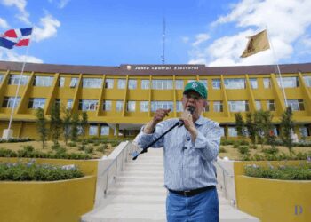 Imagen recreativa sobre la JCE y Marcha de la Fuerza del Pueblo