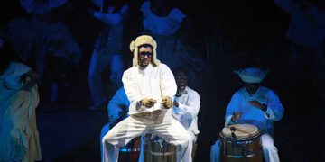 SAN JUAN, PUERTO RICO - SEPTEMBER 20: Bad Bunny performs live during "No Me Quiero Ir De Aquí; Una Más" Residencia at Coliseo de Puerto Rico José Miguel Agrelot on September 20, 2025 in San Juan, Puerto Rico. (Photo by Gladys Vega/Getty Images)