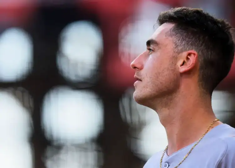 MLB outfielder Cody Bellinger (35)Katie Stratman-Imagn Images