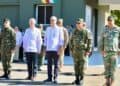 Ministro de Defensa presenta avances de la verja perimetral inteligente al presidente Abinader y al presidente electo de Chile, José Antonio Kast