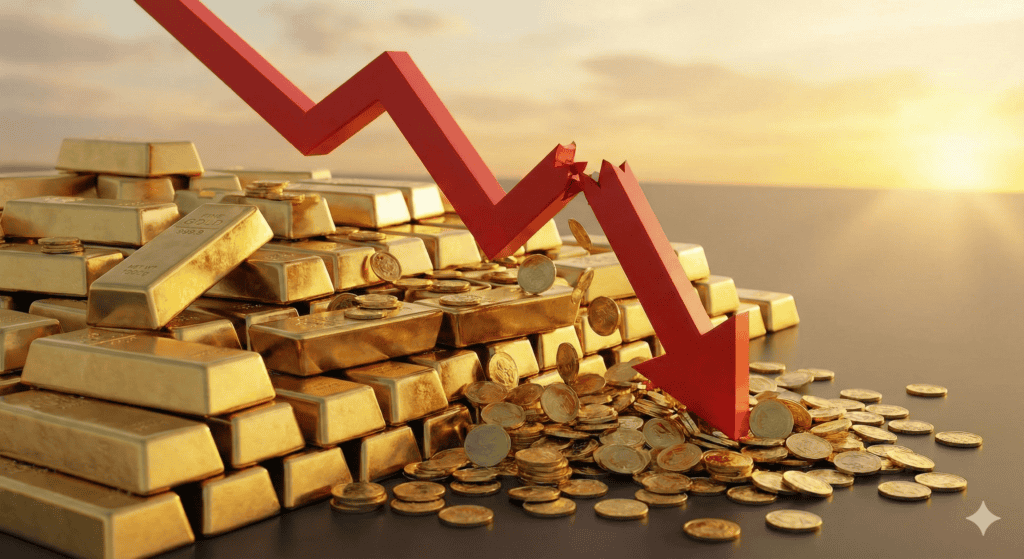 El Oro Se Desploma US$500 En La Mayor Oscilación Intradía Desde 2013