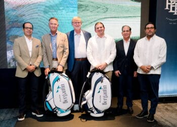 Pantaleón Salcedo, Davis Love III, Beau Welling, Andrés Marranzini, Fernando Rosario y Enrique Valverde