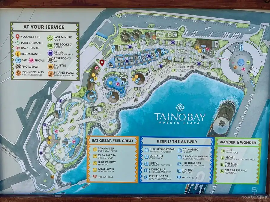 Mapa de Taino Bay