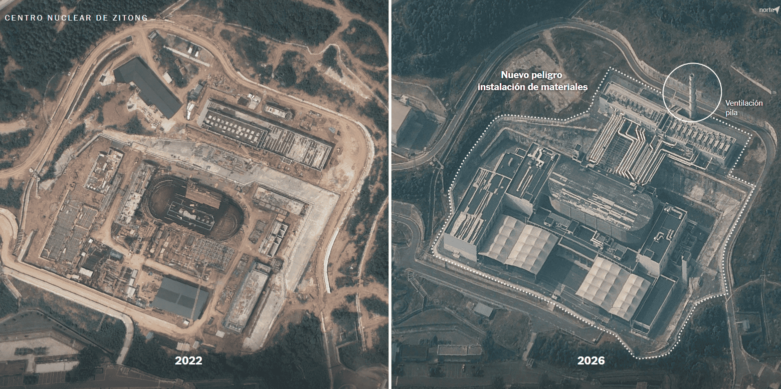 Imágenes de la expansión del arsenal nuclear en China