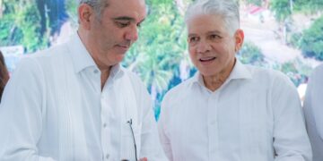 Luis Abinader y Eduardo Estrella