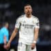 MADRID, ESPAÑA - 07 DE ABRIL: Kylian Mbappe del Real Madrid reacciona durante el partido de Primera Liga de Campeones 2025/26 de la UEFA entre el Real Madrid CF y el FC Bayern München en el Estadio Santiago Bernabéu el 07 de abril de 2026 en Madrid, España. (Foto de Ángel Martínez/Getty Images)