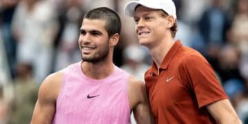 Carlos Alcaraz y Jannik Sinner, los dos principales jugadores de la rama masculina en estos momentos estarán participando en el torneo. (FUENTE EXTERNA)