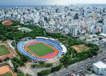 Vista aérea del Centro Olímpico Félix Sánchez