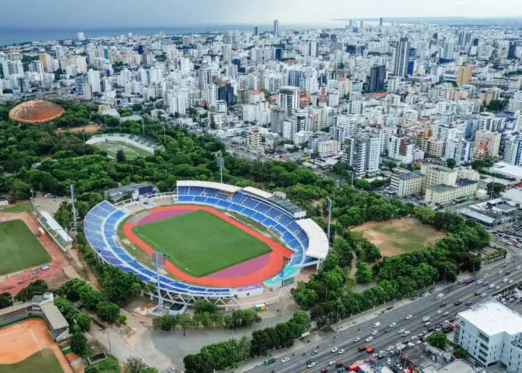 Vista aérea del Centro Olímpico Félix Sánchez