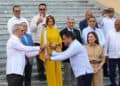 Abinader recibe antorcha de los JCC XXV