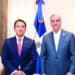 Abinader recibe visita del presidente ejecutivo de Scotiabank