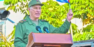 Diaz Canel reacciono ante los informes sobre drones de Estados Unidos dentro de la la Isla
