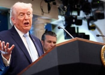 Donald Trump en conferencia de prensa
