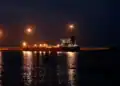 El petrolero Callisto está anclado en Port Sultan Qaboos
