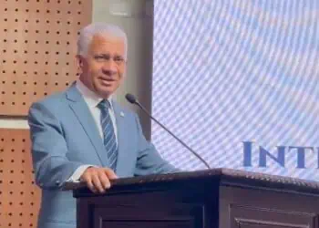 El presidente del Senado, Ricardo de los Santos
