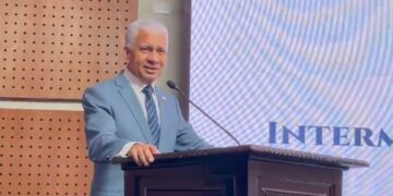 El presidente del Senado, Ricardo de los Santos