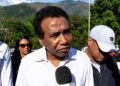 Senador Felix Bautista en Manifestación contra Proyecto Romero en San Juan de la Maguana, República Dominicana