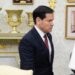 Marcos Rubio en el despacho Oval de la Casa Blanca