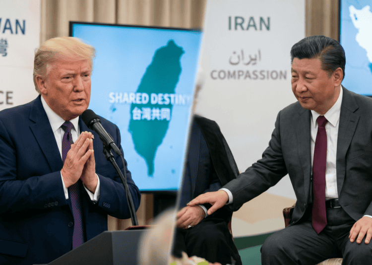 Imagen ilustrativa sobre Taiwán e Irán Generan Empatía entre Donald Trump y Xi Jinping