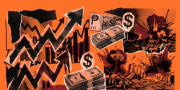 Ilustración sobre el precio de los combustibles y los altos costos