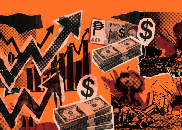 Ilustración sobre el precio de los combustibles y los altos costos