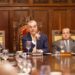 Presidente Luis Abinader durante una reunión del Consejo de Gobierno en el Palacio Nacional