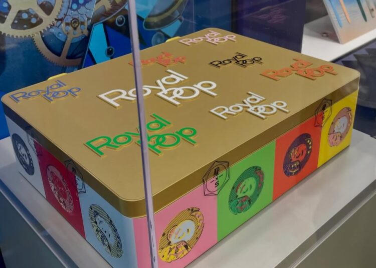 Caja de relojes Audemars Piguet en sucursal de Swatch
