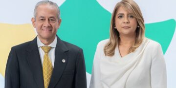 José Francisco Deschamps e Irlonca Tavárez de ALAVER