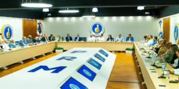 La Dirección Ejecutiva de PRM reunidos en su casa nacional