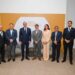 Luis Abinader y Yayo Sanz Lovaton en reunión con DP World