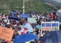 Manifestación en San Juan en contra del Proyecto Romero
