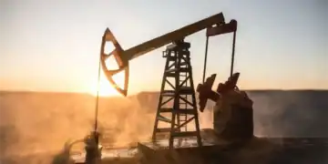 Imagen de maquina extrayendo petróleo