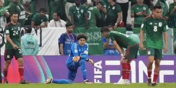 El arquero de México Guillermo Ochoa en el mundial de Qatar