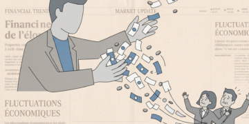 Personas siendo estafadas ilustración