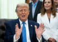Donald Trump en el despacho Oval