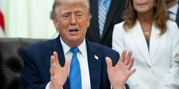Donald Trump en el despacho Oval