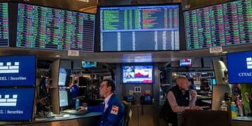 Tablero de Wall Street