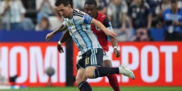 Messi le anota a Austria en el primer tiempo y se convierte en el máximo goleador de los mundiales
