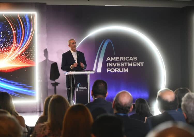 Luis Abinader dando inicio a Américas Investment Forum (AIF) 2026