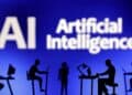 El acrónimo de inteligencia artificial (IA) en la décima edición de la feria de startups tecnológicas e innovación VivaTech en París, Francia, 18 de junio de 2026. REUTERS/Gonzalo Fuentes/Foto de archivo