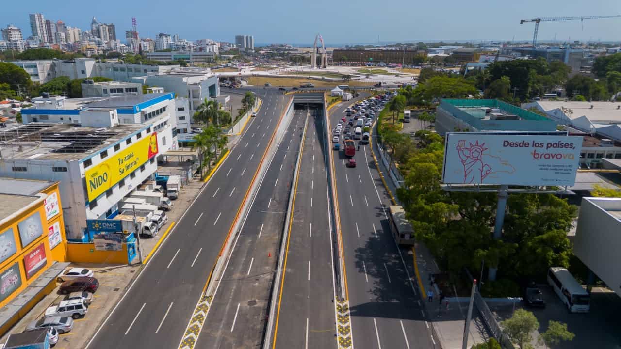 Abinader Inaugura Túnel De La Plaza De La Bandera Con Inversión De RD$3,300 Millones