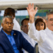 El presidente Luis Abinader durante la inauguración de obras públicas en la provincia de Samaná