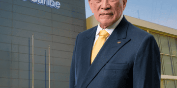 Sede de Banco Caribe tras el cambio en la presidencia de su Consejo de Administración