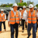Ejecutivos del Banco Popular recorren las obras del proyecto City Center by Lady Lee en Santo Domingo Este