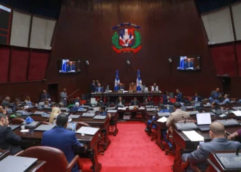 Pleno de la Cámara de Diputados de República Dominicana durante una sesión legislativa